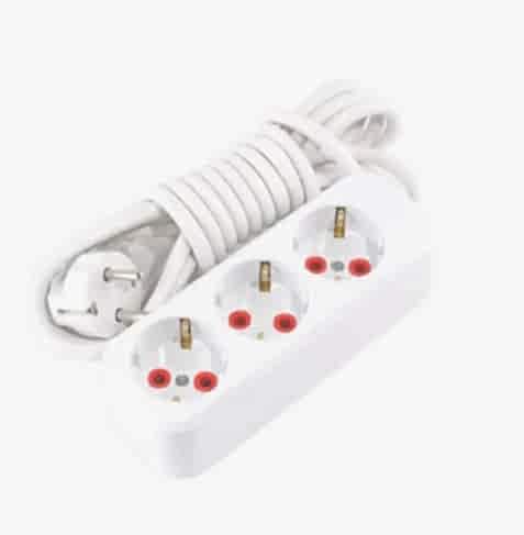 Gold Üçlü Grup Priz Topraklı 2 Mt Kablolu