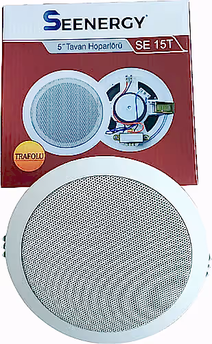 SEENERGY SE-15T Alçıpan Tavan Hoparlör / 5 Tavan Hoparlörü 3w / 5 inç Tavan Hoparlör