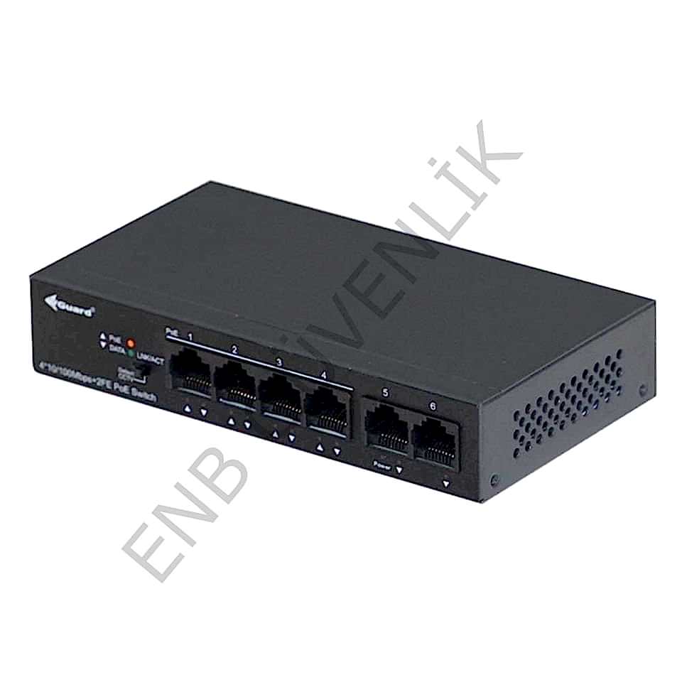 VGuard VG-SW1004P-60 PoE Yönetilemez Switch