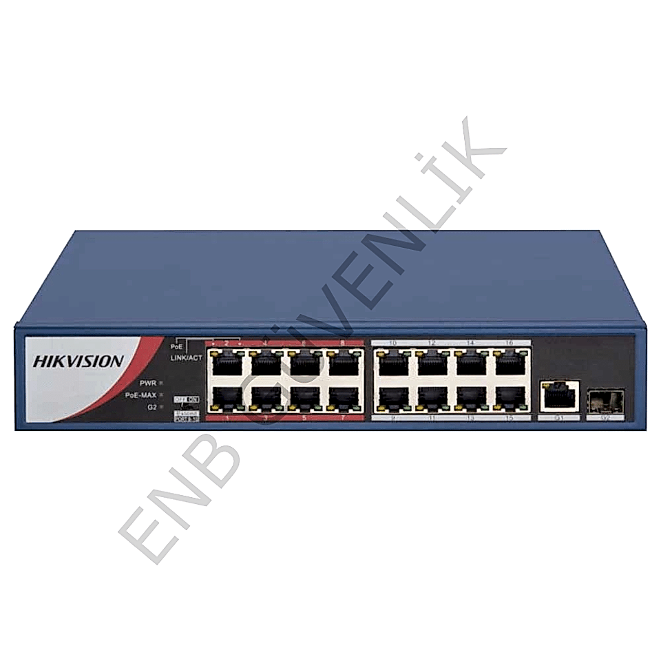Hikvision DS-3E0318P-E/M 10/100 Mbps16 Port  LX SFP Poe Switch
