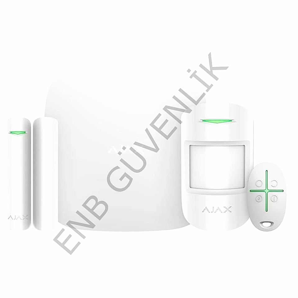 Ajax Hubkit Plus Kablosuz Alarm Seti Wifi / StarterKit Plus Seti Beyaz