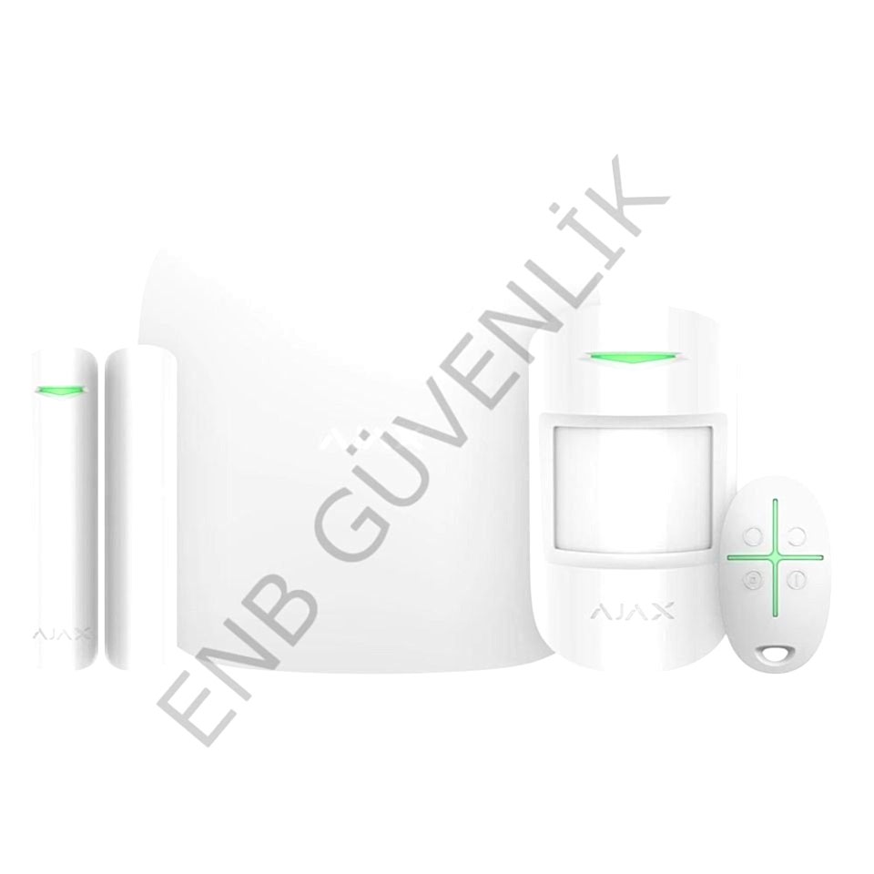 Ajax Hubkit / Starterkithub Kablosuz Alarm Kiti Beyaz