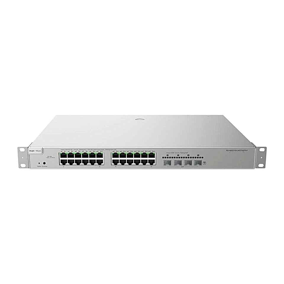 Ruijie Reyee RG-NBS5200-24GT4XS-P 24 Port 4x10G SFP Gigabit L2 Yönetilebilir Poe Switch