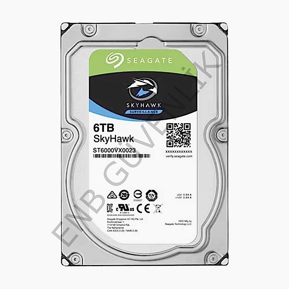 Seagate SkyHawk ST6000VX0023 SATA 3.0 7200 RPM 3.5'' 6 TB Harddisk