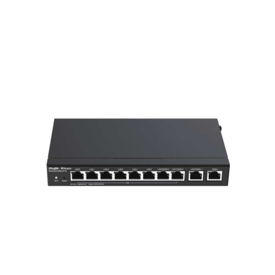 Reyee RG-EG310GH-P-E 10 Port Cloud PoE Yönlendirici