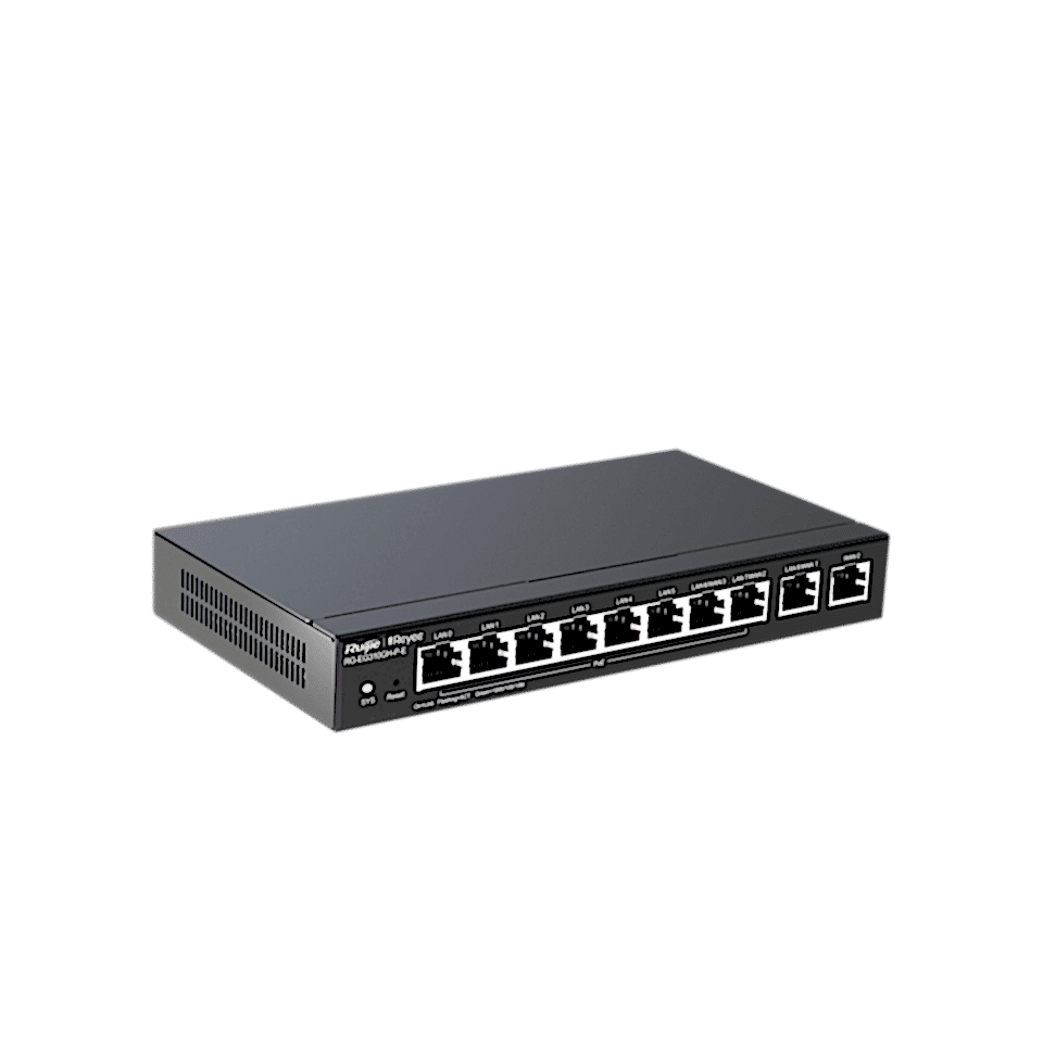 Reyee RG-EG310GH-P-E 10 Port Cloud PoE Yönlendirici