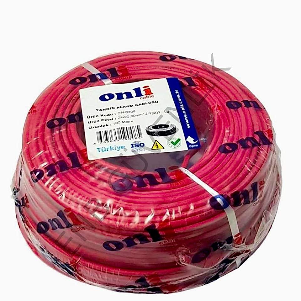 Onli 1x2x0.80 MM 250 M Jysty Yangın Alarm Kablosu