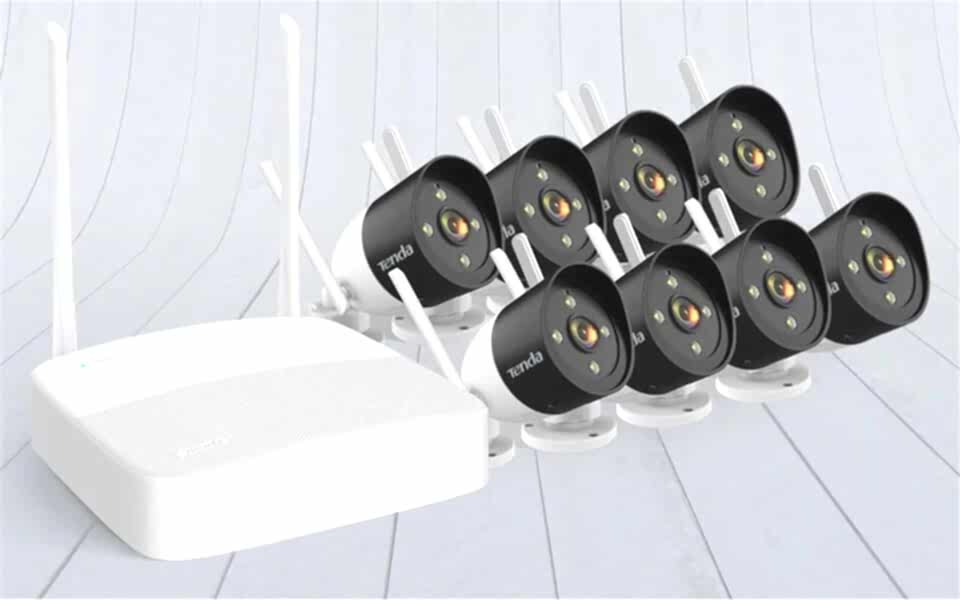 Tenda K8W-3TC 8 Kanal NVR + 8 Wifi Kamera Set