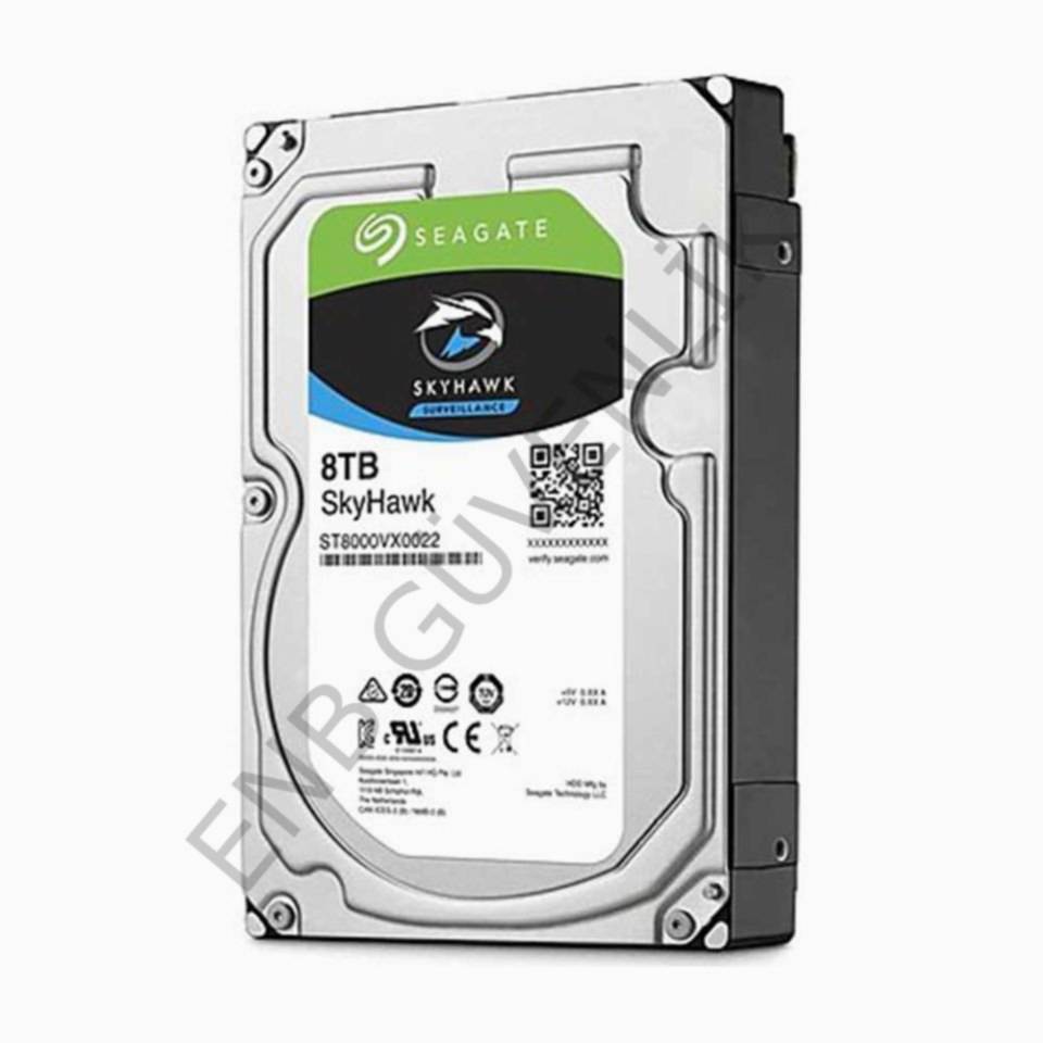 Seagate SkyHawk ST8000VX004 SATA 3.0 7200 RPM 3.5'' 8 TB Harddisk