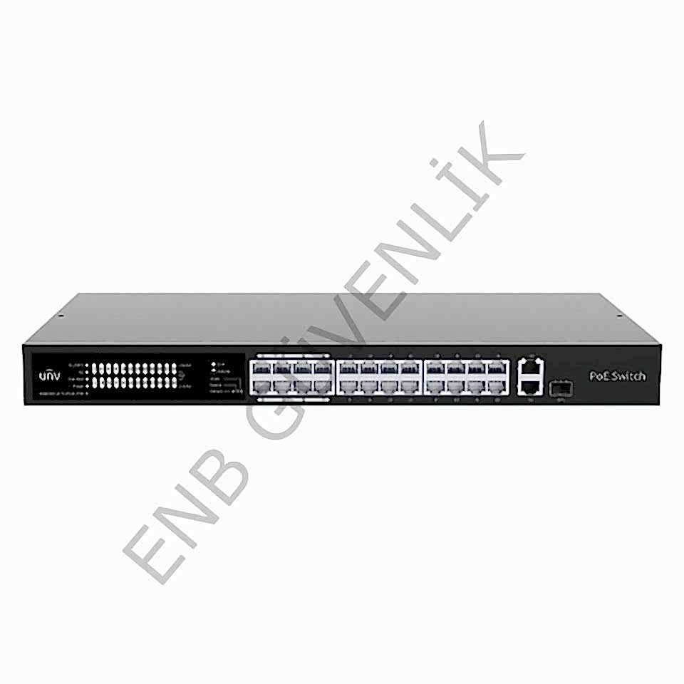 Uniview NSW2020-24T1GT1GC-POE-IN 24 Port 10/100/1000 Mbps Gigabit PoE Switch