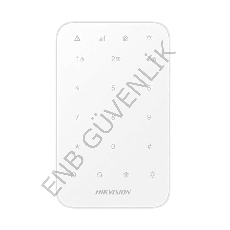 Hikvision DS-PK1-E-WE Kablosuz Alarm Tuş Takımı