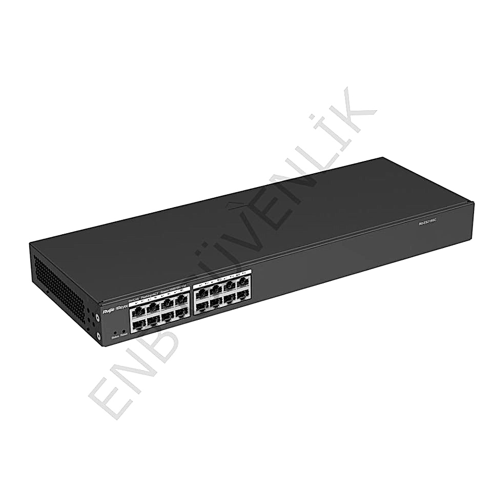 RUIJIE RG-ES216GC, 16-Port Gigabit Bulut Yönetimli PoE Olmayan Anahtar
