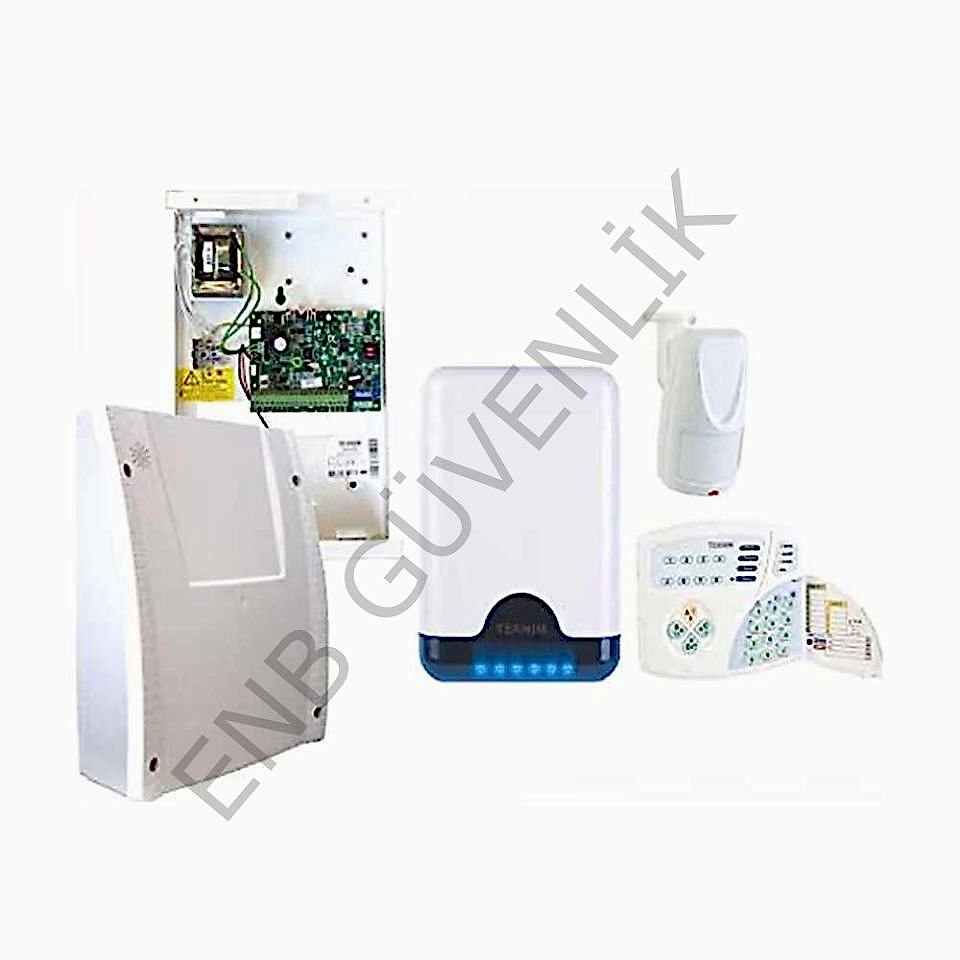 Teknim VAP404PT 4+4 Zonlu Gelişmiş Alarm Seti