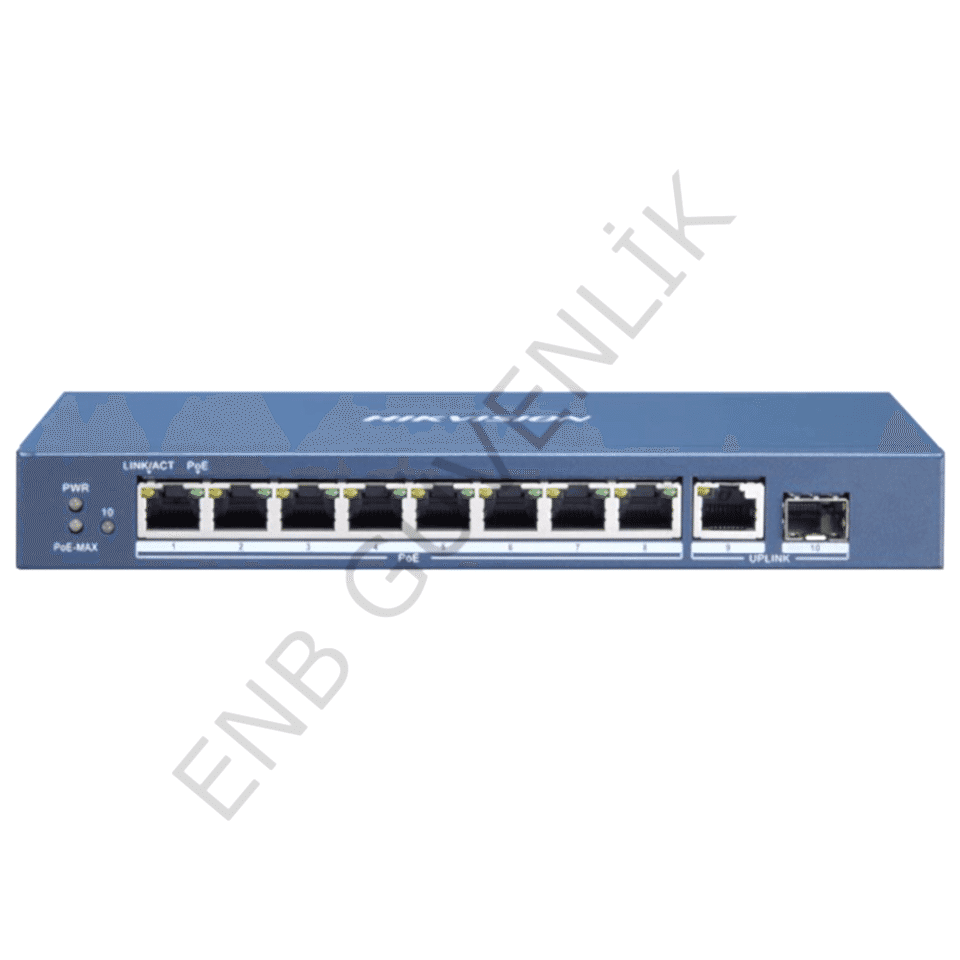 Hikvision DS-3E0510P-E/M 8 Port Gigabit Switch