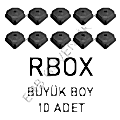 Rbox WX8 Kamera Montaj Büyük Boy Buatı Taban Dahil Siyah (10 lu)