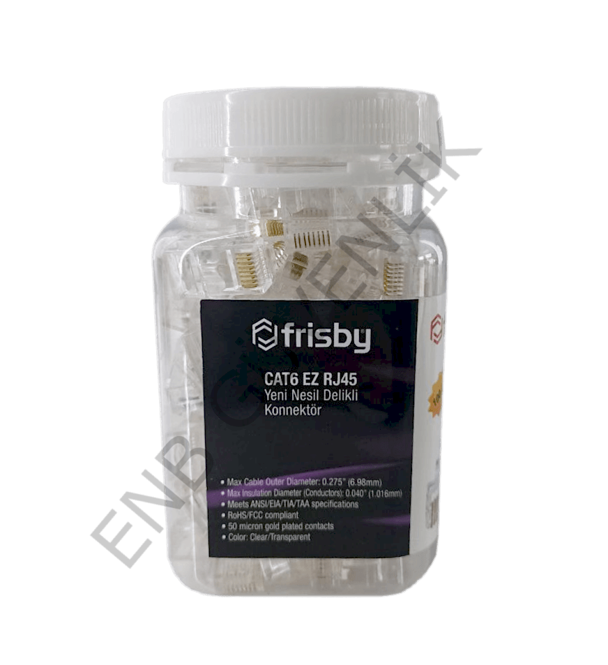 Frisby FNW-RJ4528N Rj-45 Cat6 Yeni Nesil Delikli Konnektör