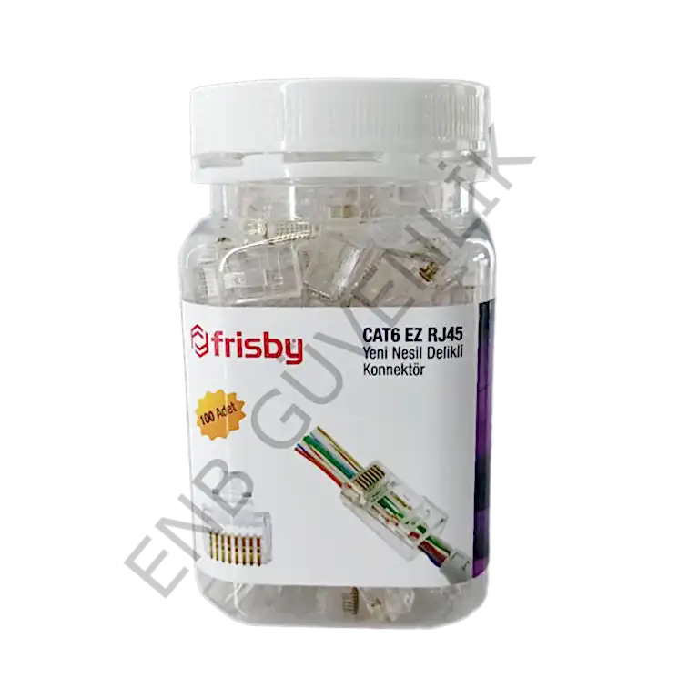 Frisby FNW-RJ4528N Rj-45 Cat6 Yeni Nesil Delikli Konnektör
