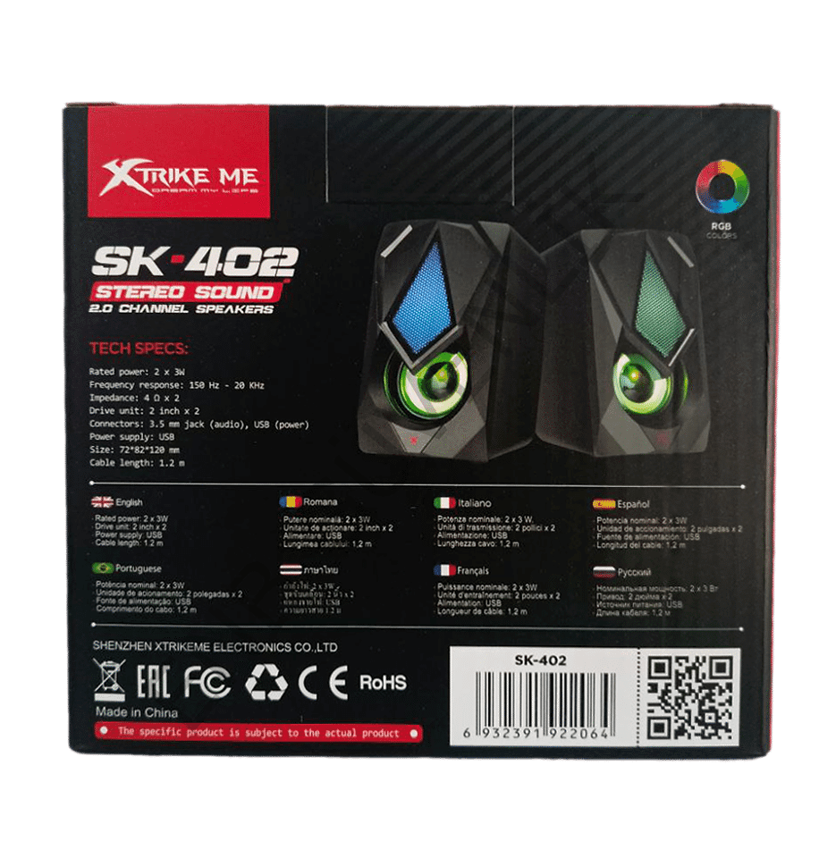 Xtrike Me SK-402 pc hoparlör