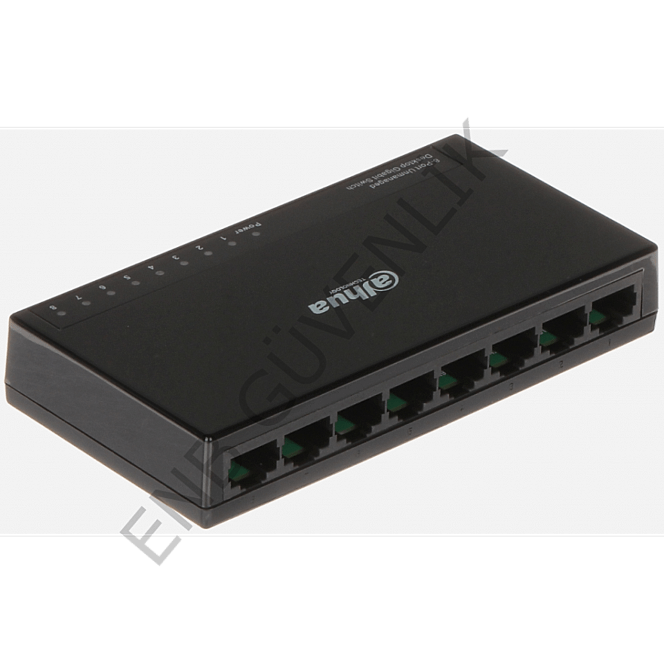 Dahua PFS3008-8GT-L 8 Port 10/100/1000 Mbps Gigabit Switch