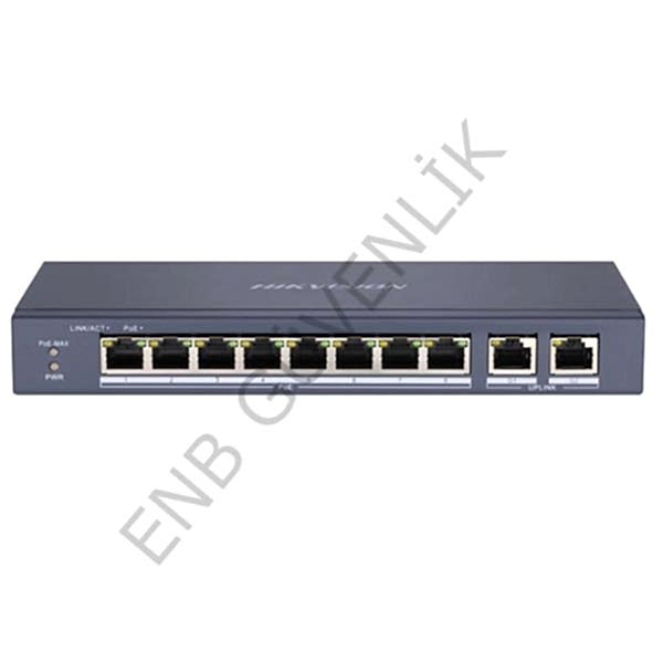 HIKVISION DS-3E0310P-E/M 8 Bağlantı Noktalı Hızlı Ethernet Yönetilmeyen POE