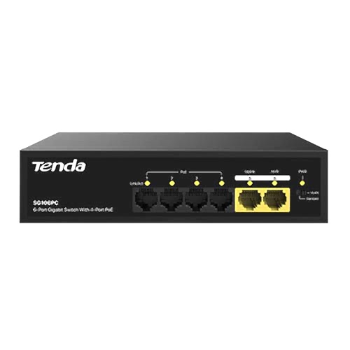 Tenda SG106PC 6 Port 10/100/1000 Mbps Gigabit Switch