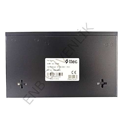 Ttec 10120P / AC100-240V / 120W / 8 Lİ POE SWİTCH
