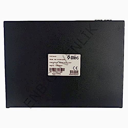 Ttec 10120P-2SFP / AC100-240V / 120W / SFP 8 Lİ POE SWİTCH