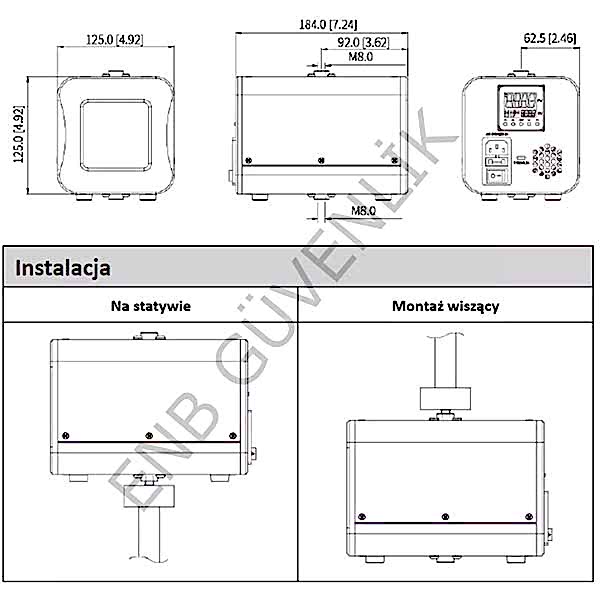 Dahua DH-TPC-HBB-CHW Termografik Kamera Kalibratörü Çalışma Sıcaklığı Kalibrasyon Fırını Yüksek Hassasiyet (Blackbody)