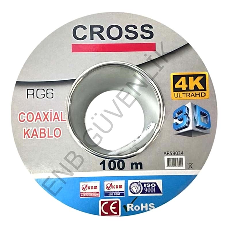 Cross Çanak Anten Kablosu Rg6 U4 (64TEL)