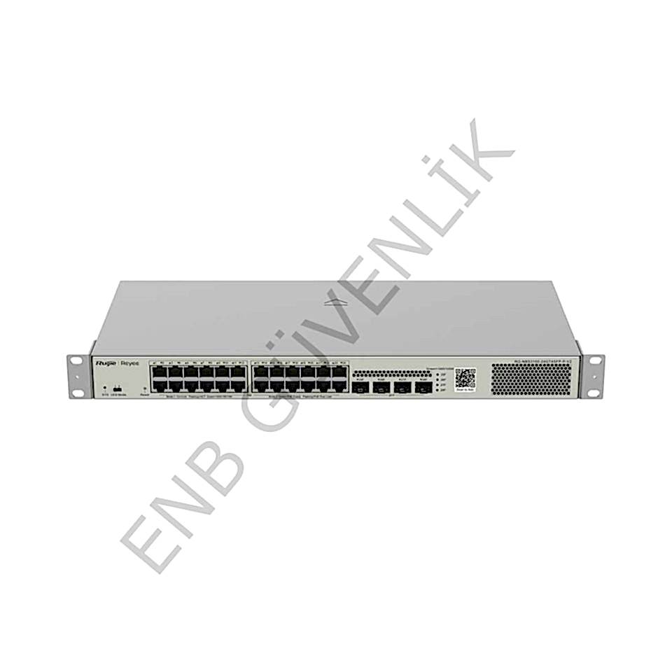 RUİJİE RG-NBS3100-24GT4SFP-V2, 28 Portlu Gigabit Katman 2 Bulut Yönetimli PoE Anahtarı