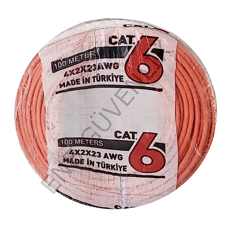 100 MT 4X2 23AWG CAT6 KABLO