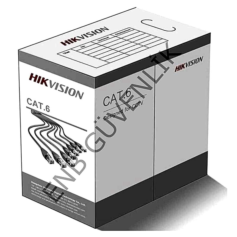 HIKVISION  DS-1LN6UZC0 UTP 24AWG CAT6 KABLO